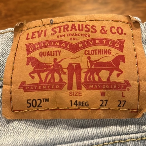 Levi’s 502 Regular Taper Jeans Girls - Picture 4 of 5